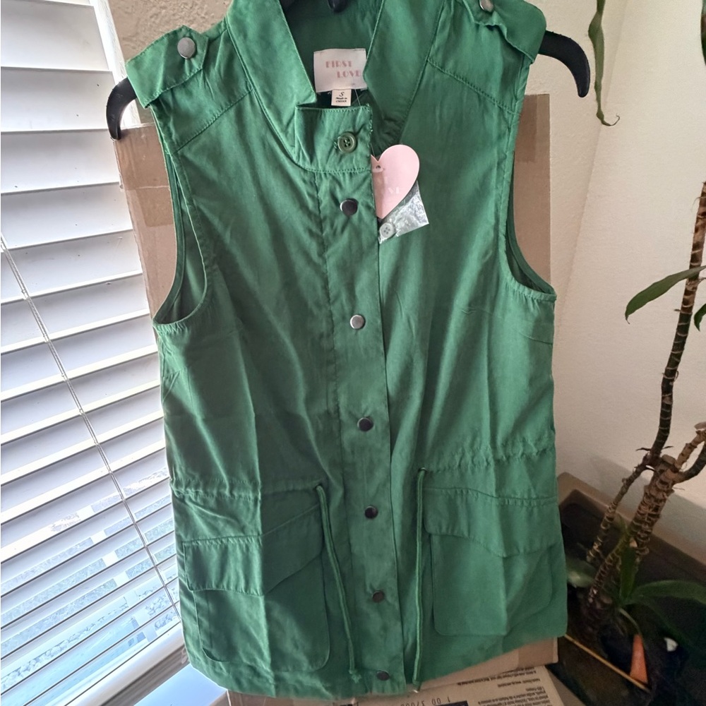 First Love Emerald Green Vest